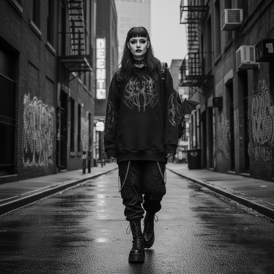 Gotycka Szafa #20: Gotycki streetwear – Jak przenieść mroczny styl na codzienne stylizacje miejskie?