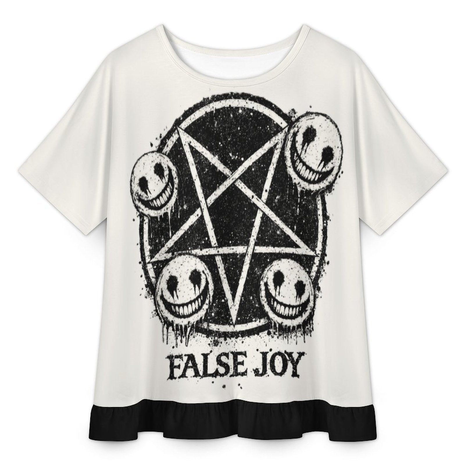 Harajuku Gothic Blouse | False Joy Gothic Streetwear