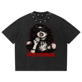 Gothic Oversized Studded T-Shirt | Goth Pop – Sweet Nightmares