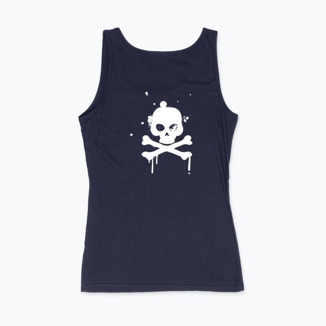 Women's Punk Tank Top with Skull Print – SICK OF IT ALL | Cotton Grunge Top