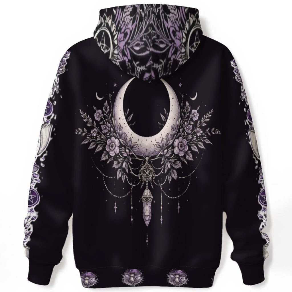 Heavyweight Witchcraft Hoodie | Mystic Familiar Wiccan Cat & Moon