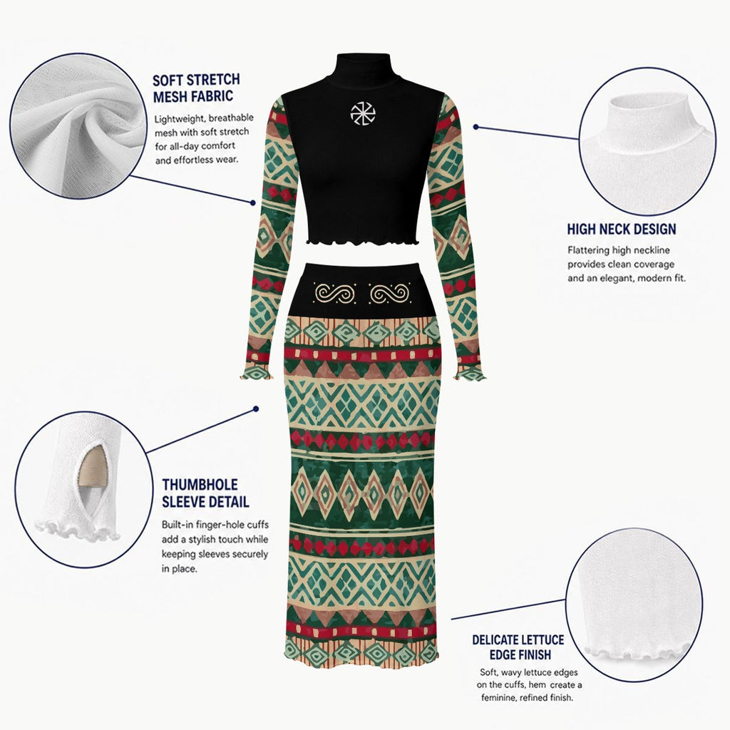 Slavic Gothic Two-Piece Set | Daughter of Perun | Heritage Collection