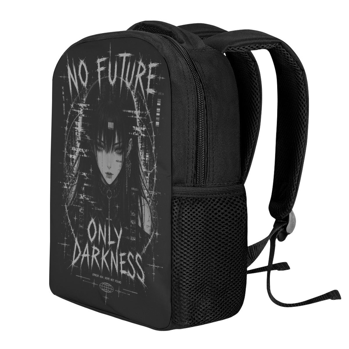 Only Darkness Gothic Y2K Backpack – Darkwear Anime Goth School Bag