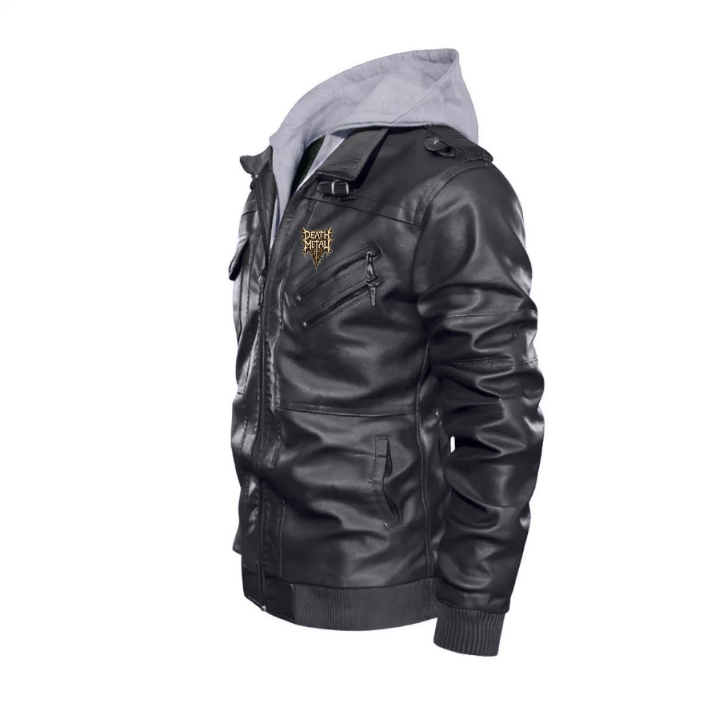 Abyss Demon Heavy Metal PU Leather Jacket