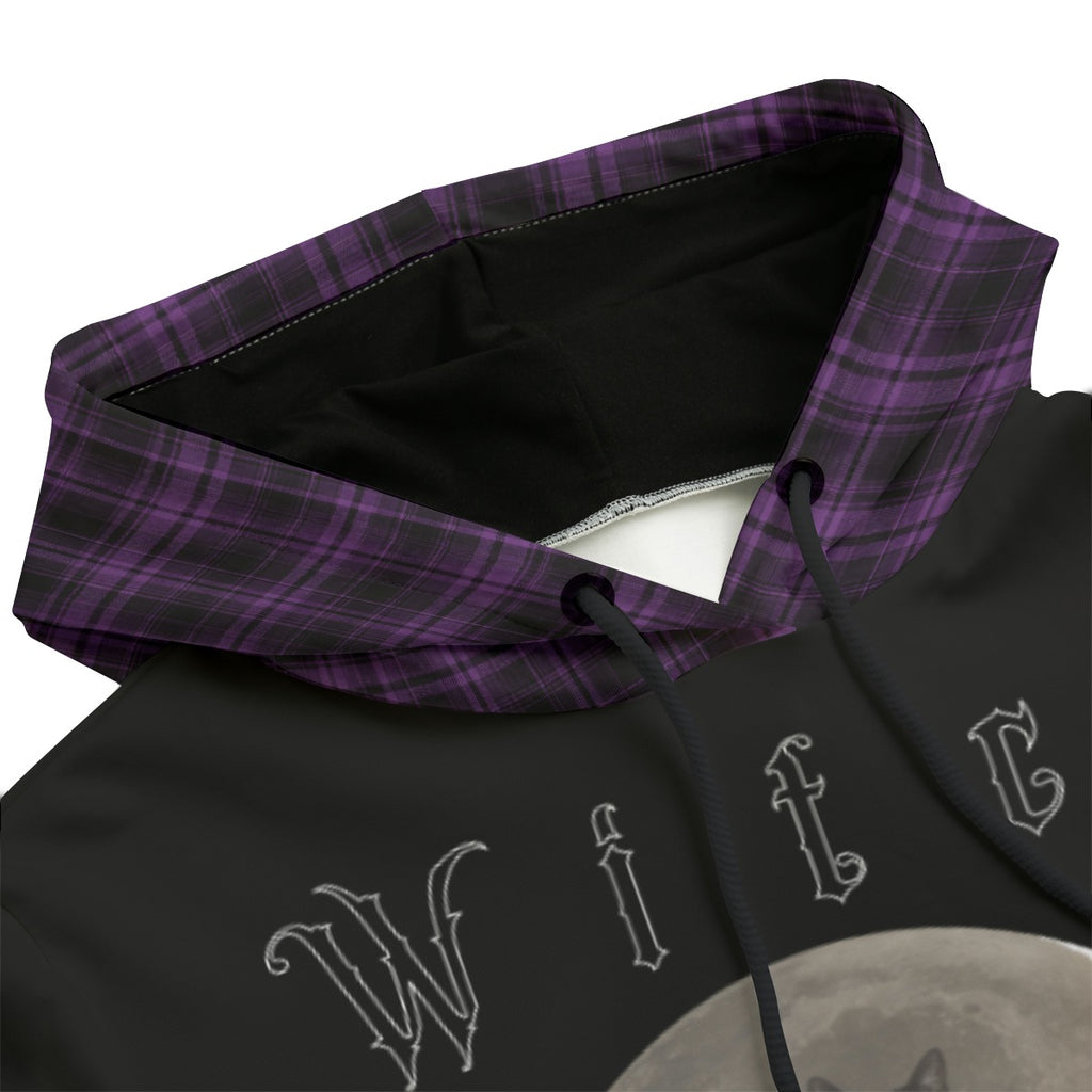 Witch Cat Moon Gothic Hoodie | Women’s Witchcore Black Cat Hoodie