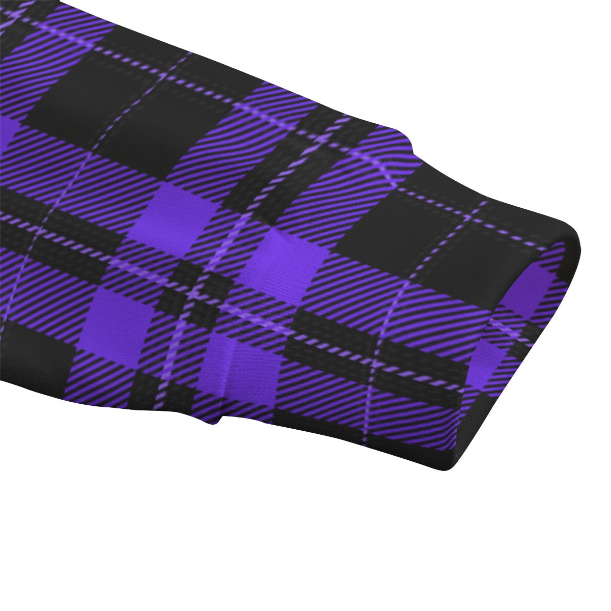 Gothic Witchcore Purple Tartan Sweater | Midnight Coven | 280 GSM