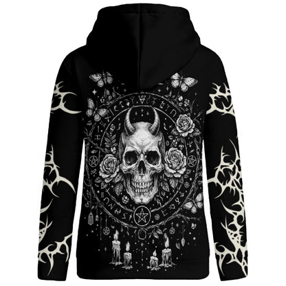 Women's Gothic Hoodie | Wiccan Patchwork
