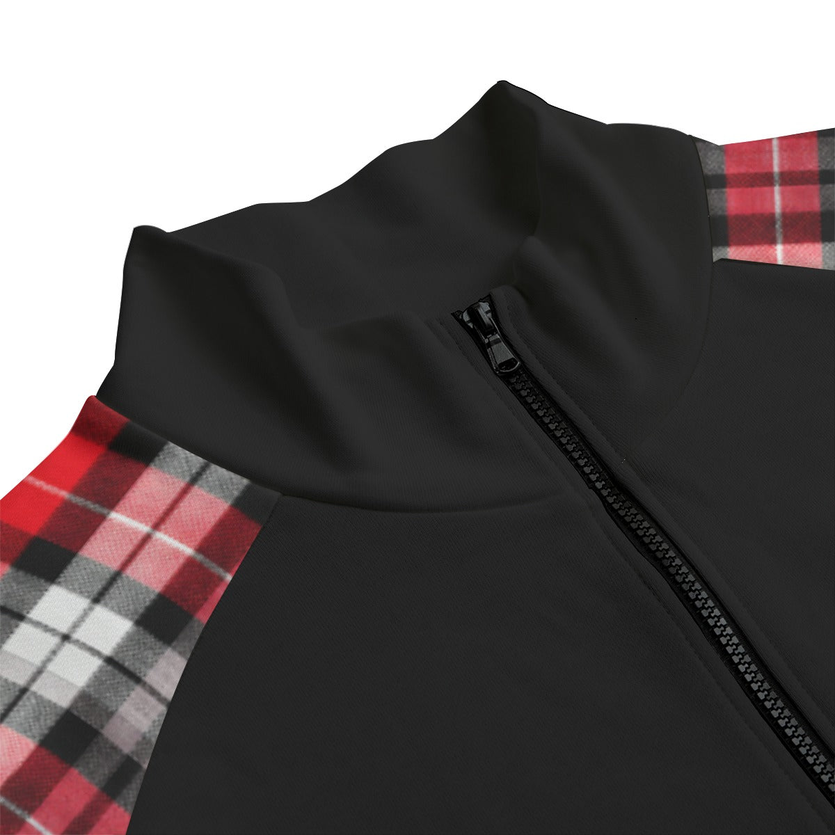 Grunge Punk Tartan Bomber Jacket Unisex | I DOUBT IT | 310 GSM
