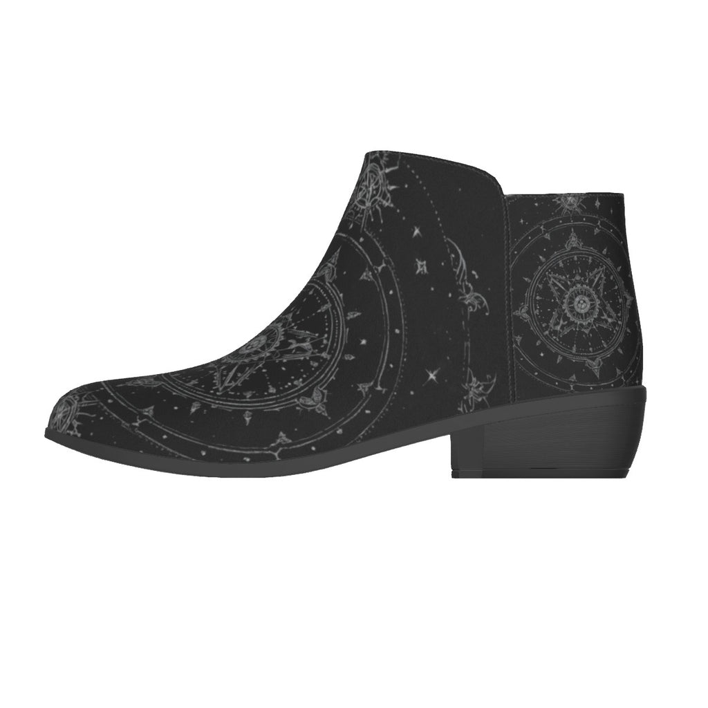 Women's Gothic Boots | Celestial Silver Witchcore Boots