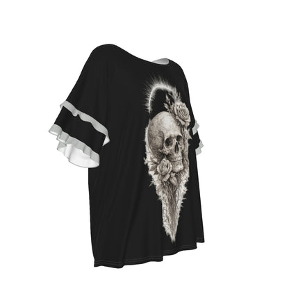 Women's Gothic Blouse | Dark Cloak of Sweet Death