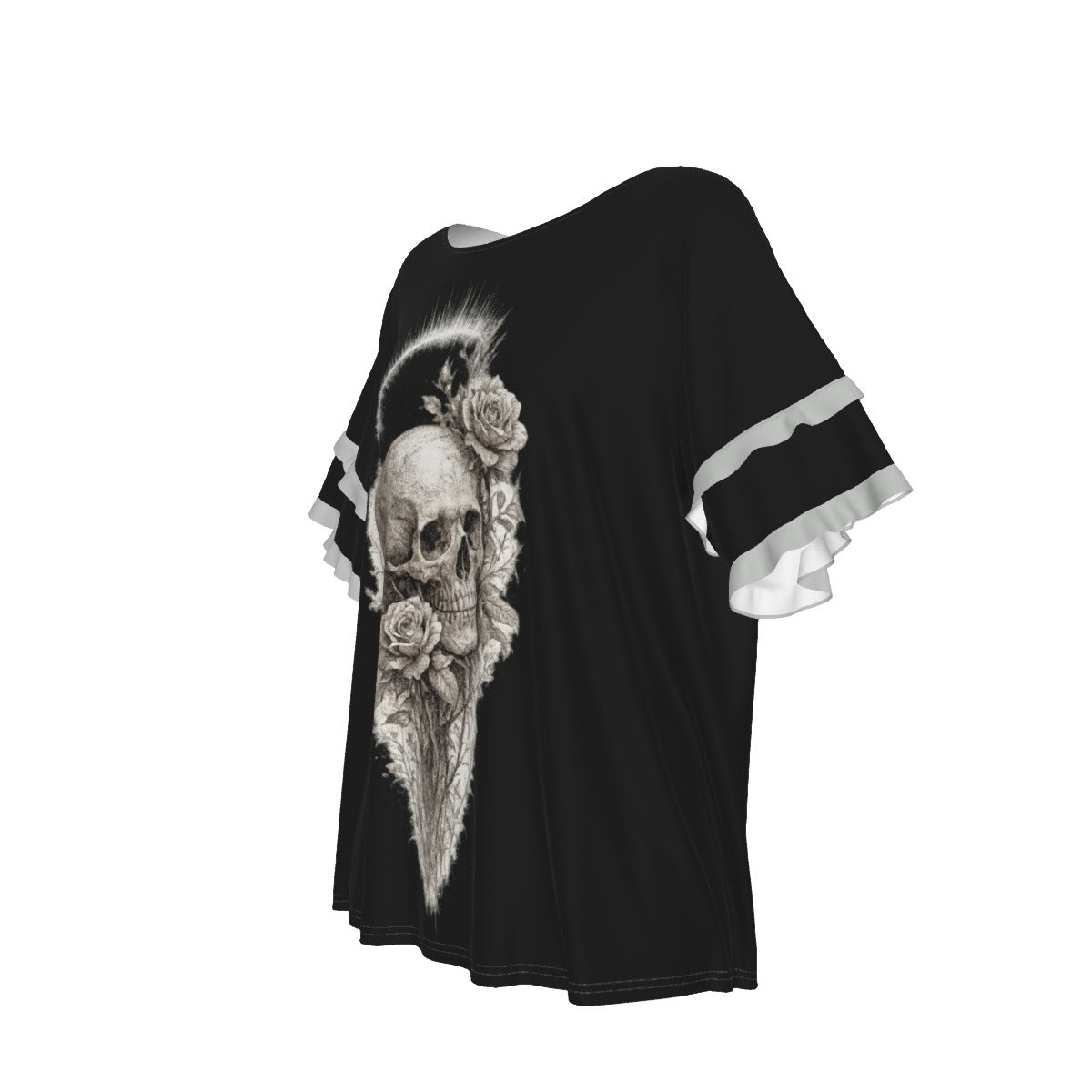 Women's Gothic Blouse | Dark Cloak of Sweet Death