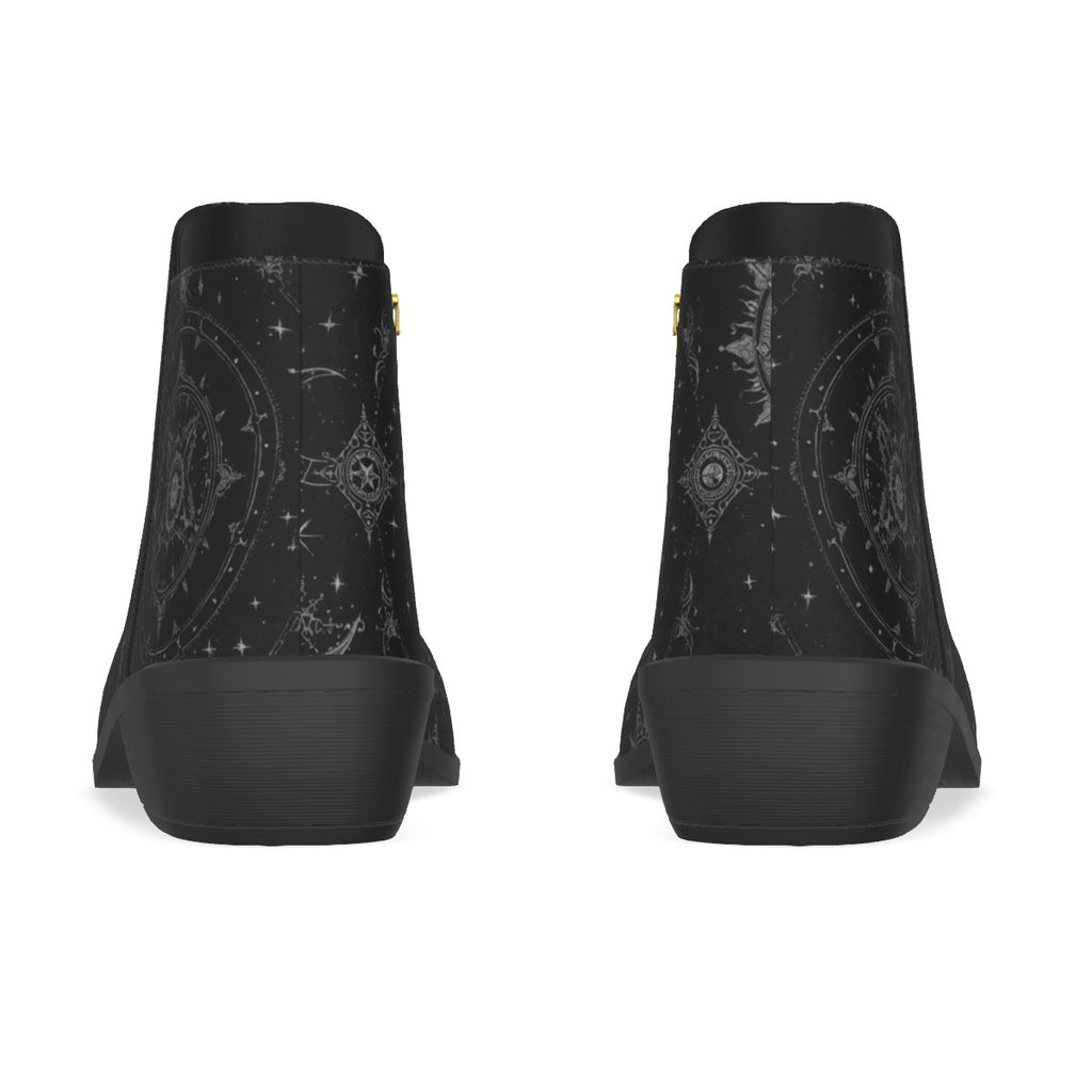 Women's Gothic Boots | Celestial Silver Witchcore Boots