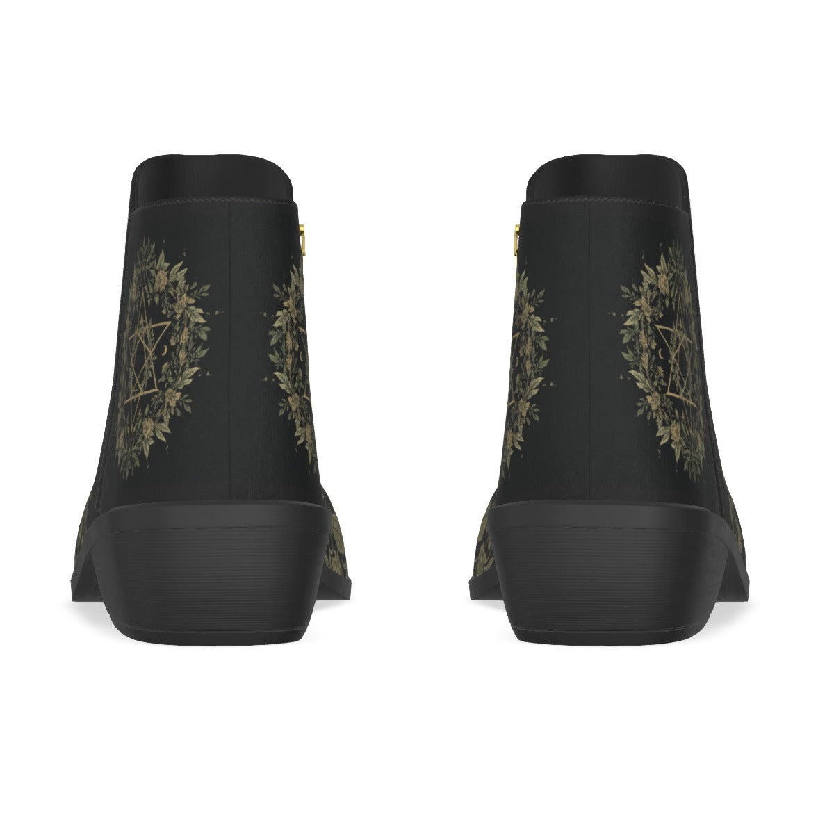Alt Fashion Vegan Shoes | Herbal Witch Botanic Moon Magic