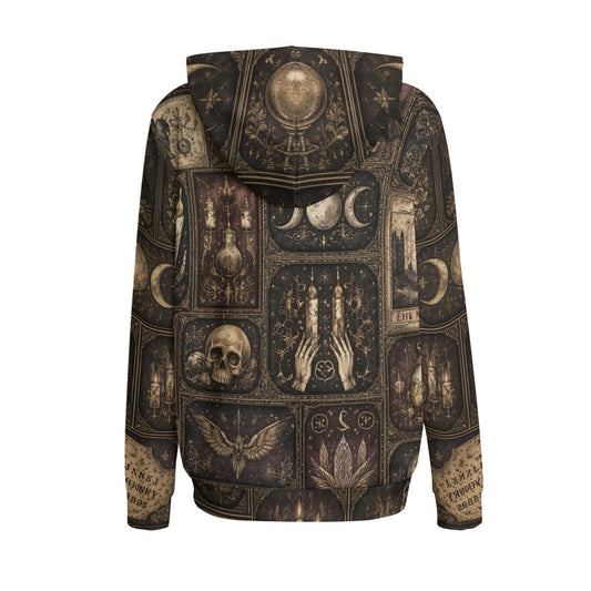 Women's Gothic Hoodie | Wicca Dark Patchwork