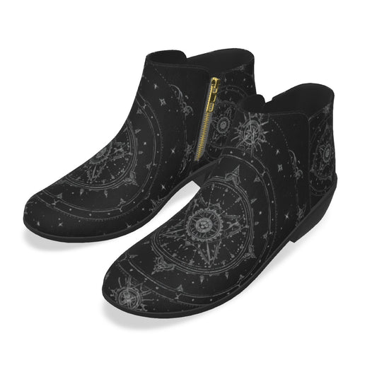 Women's Gothic Boots | Celestial Silver Witchcore Boots