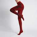 Women's Gothic Nylon Tights Red | Vampire Gothic