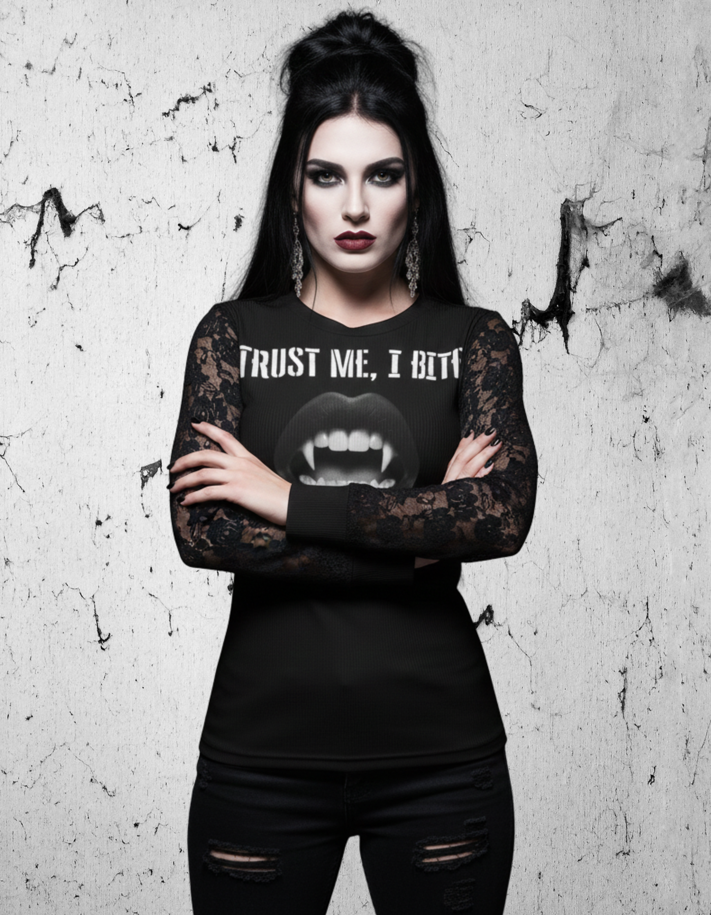 Gothic Mesh Blouse Trust Me I Bite