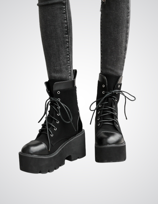 Womens Dark Roar Minimalist Metal Boots