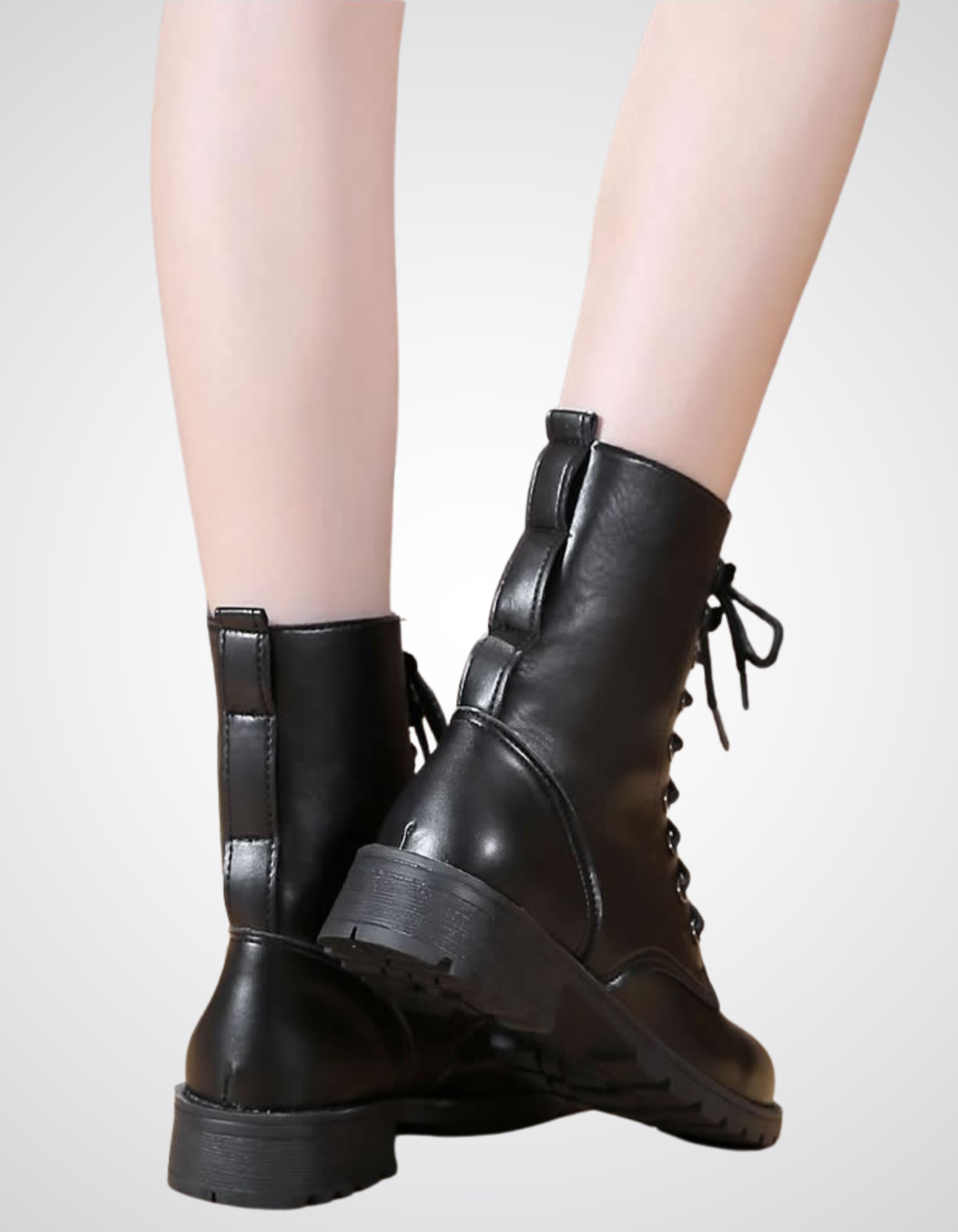 Black Rebel Punk Metal Women's Boots