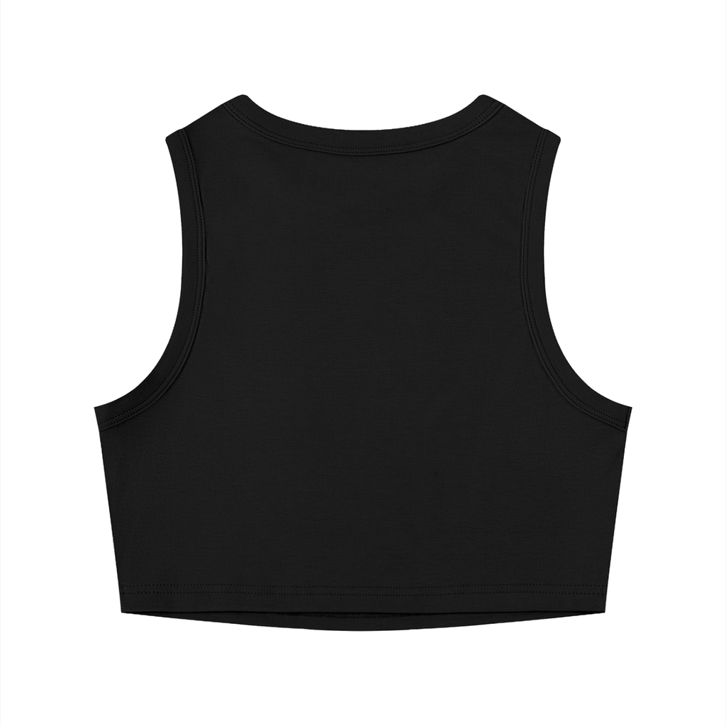 Gothic Sacral Cross Crop Top | Sleeveless Gothic Tank Top | Dark Essential