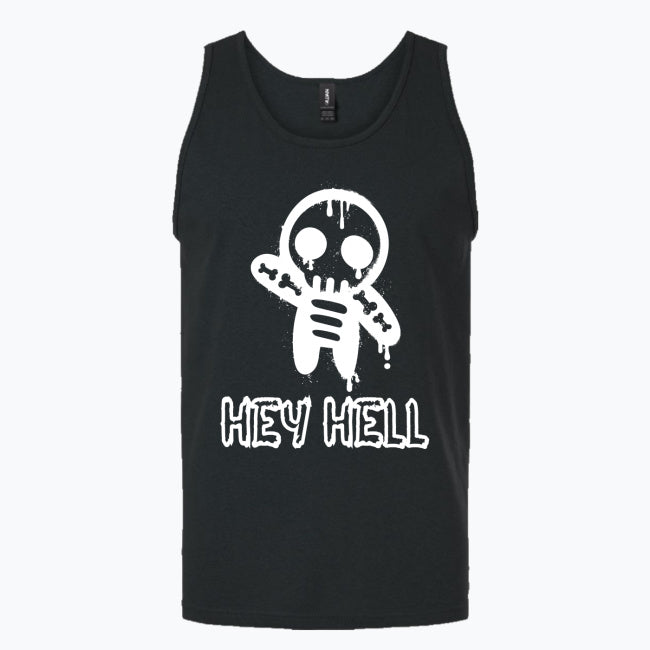 Men's Punk Gothic Tank Top – HEY HELL | Y2K Goth Graphic Cotton Vest