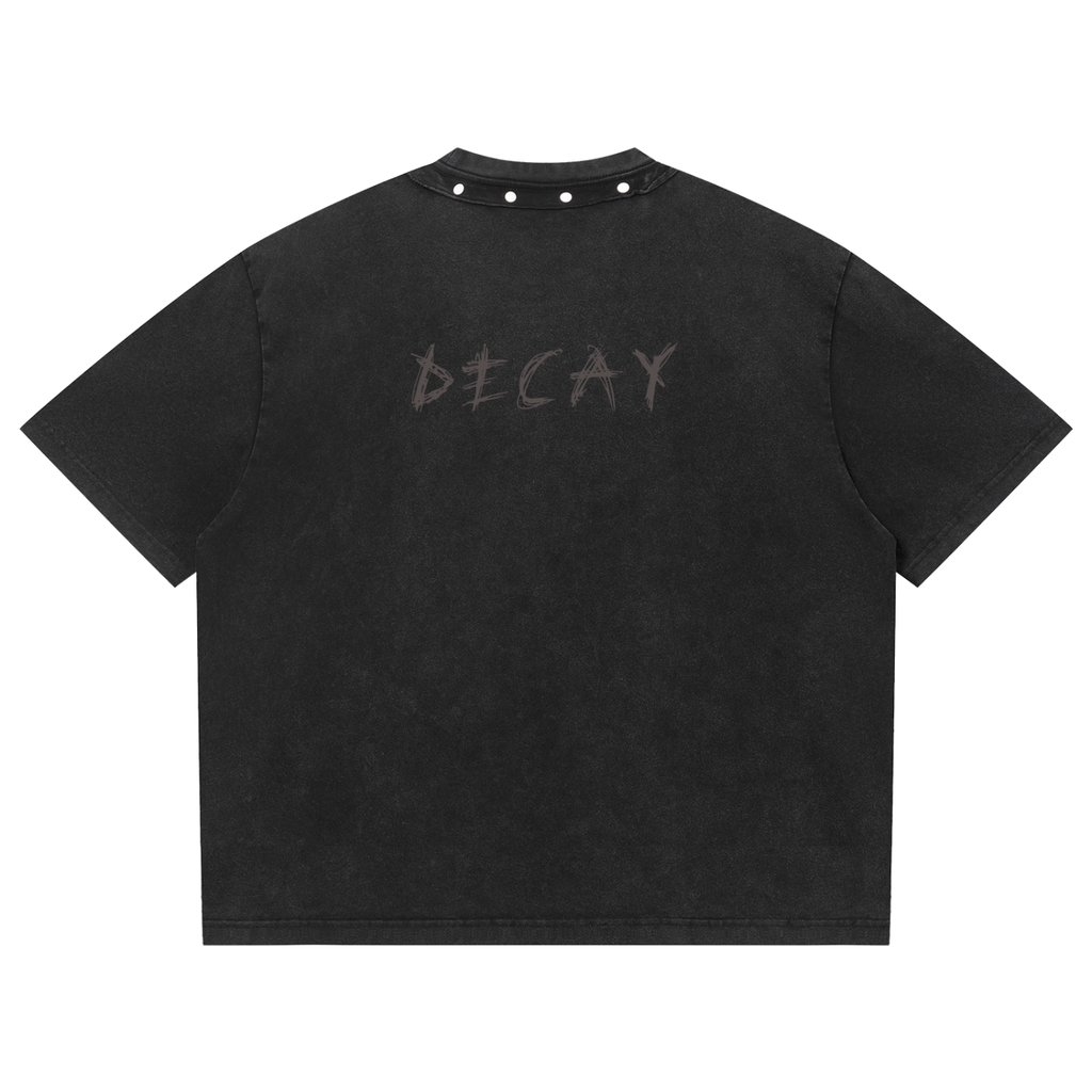 Grunge Angel Oversized Vintage-Wash T-Shirt | 100% Cotton 285 GSM | Unisex