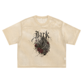 Mesh Grunge Goth Dark Rose T-Shirt – Oversized Streetwear | Mesh Skull T-Shirt | Alt Aesthetic