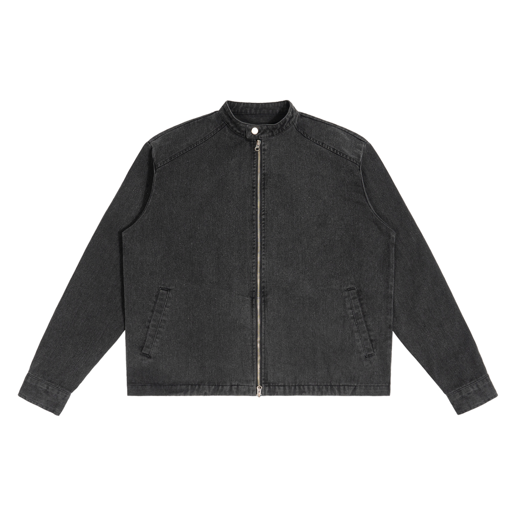 Gothic Black Denim Jacket | Wicca Dark Lady