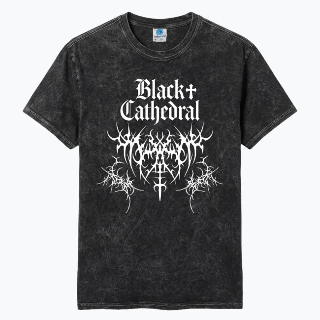 Black Cathedral | Thorns of Entropy | Vintage Washed Gothic Heavy Cotton T-Shirt