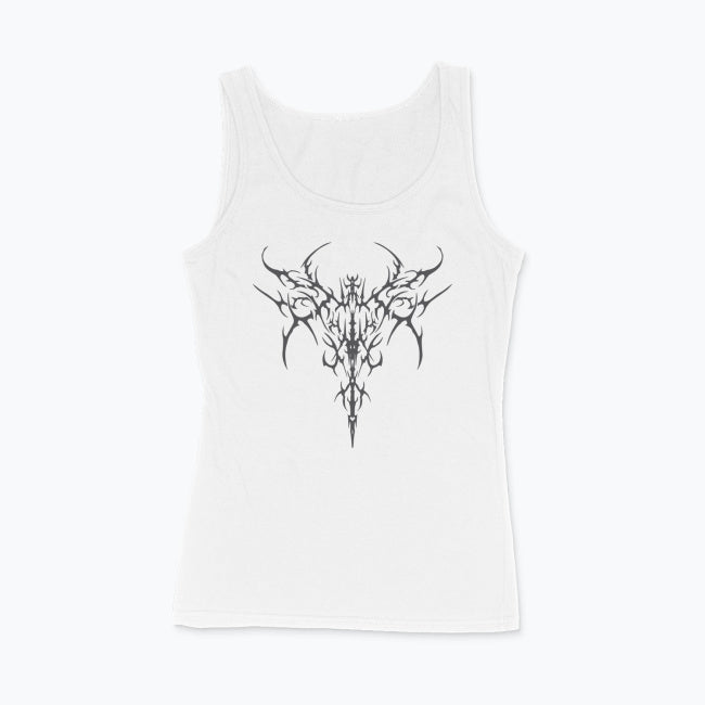 Women's Gothic Tank Top – GRUNGE GOTH SIGIL 667 | Fitted Cotton Top