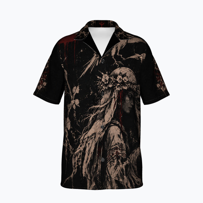 Slavic Gothic AOP Shirt | Lady of the Black Forest | Premium Slavic Gothic