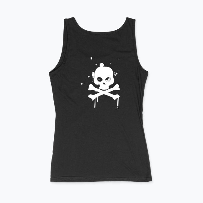 Women's Punk Tank Top with Skull Print – SICK OF IT ALL | Cotton Grunge Top
