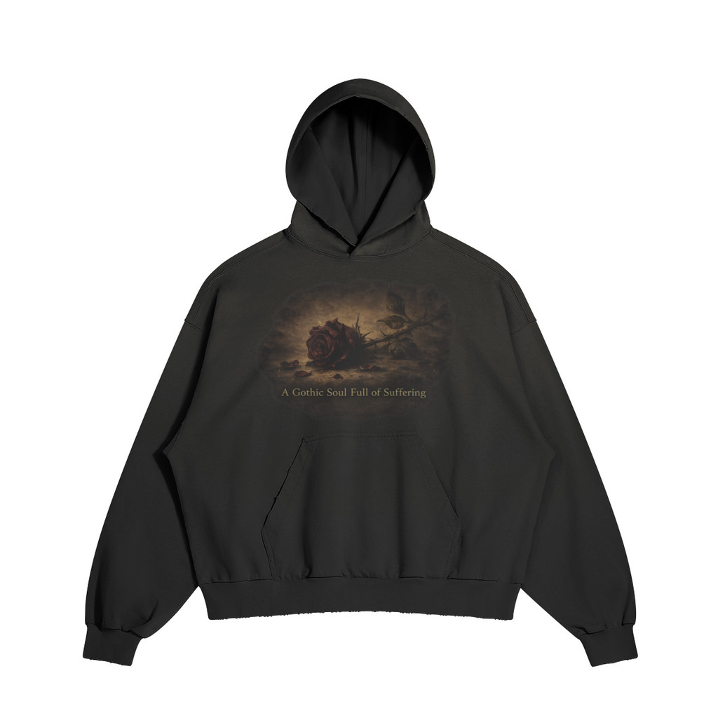 Gothic Streetwear Victorian Cotton Hoodie