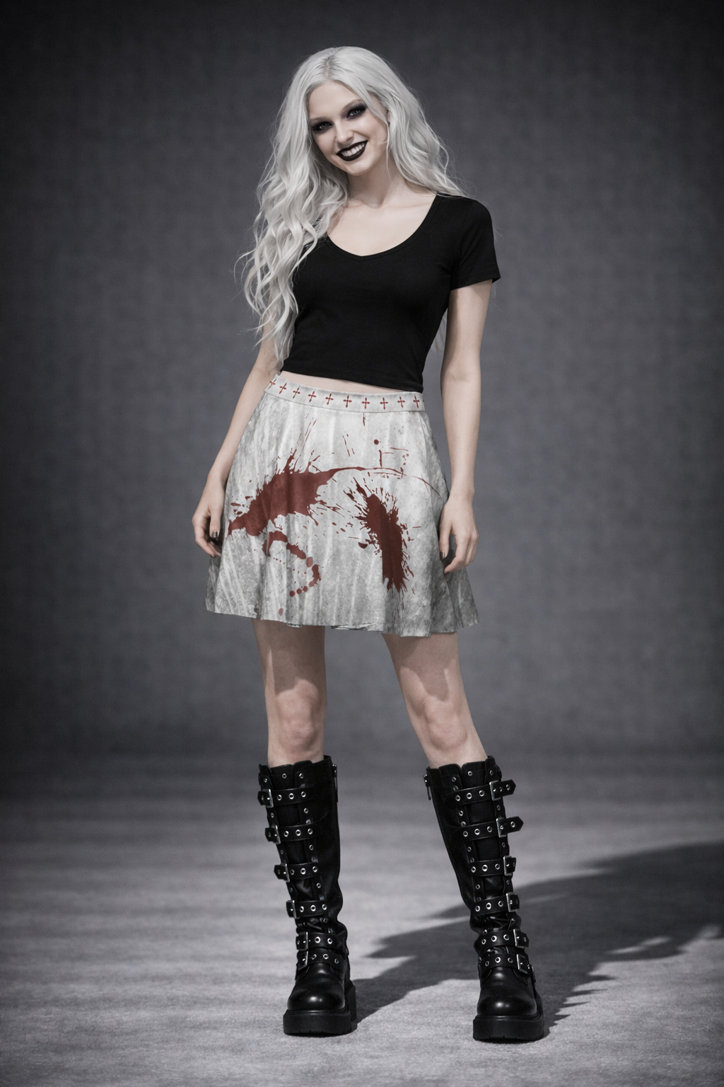Alt-Gothic Mini Skirt | Bloodly Alice