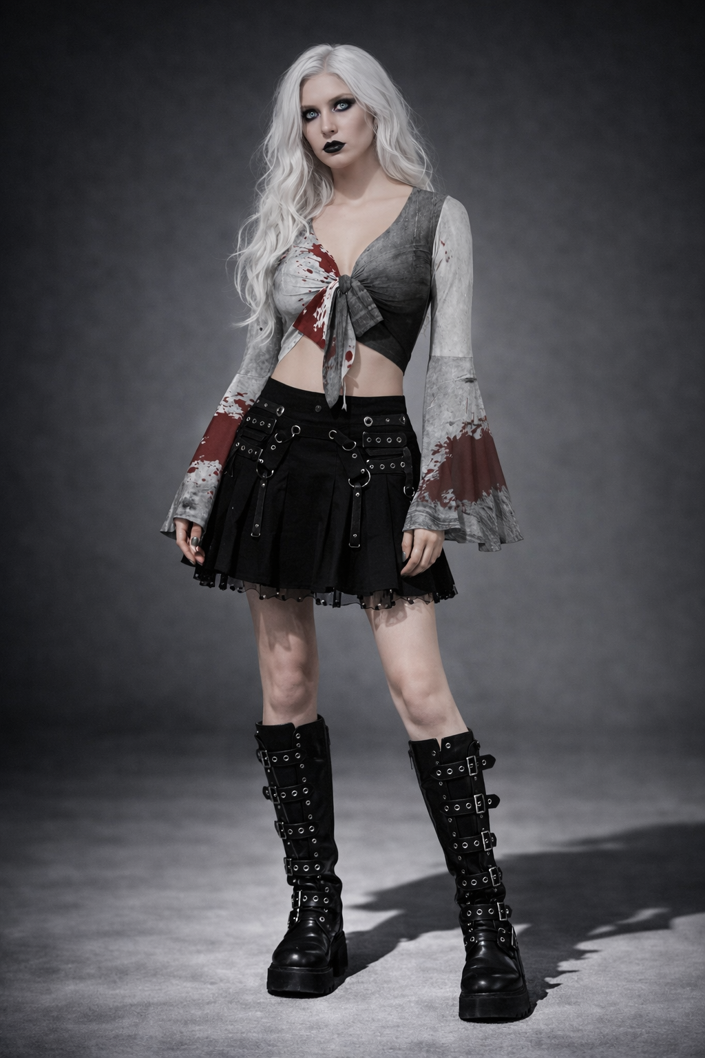 Altgoth Crop Top | Bloodly Alice Moth