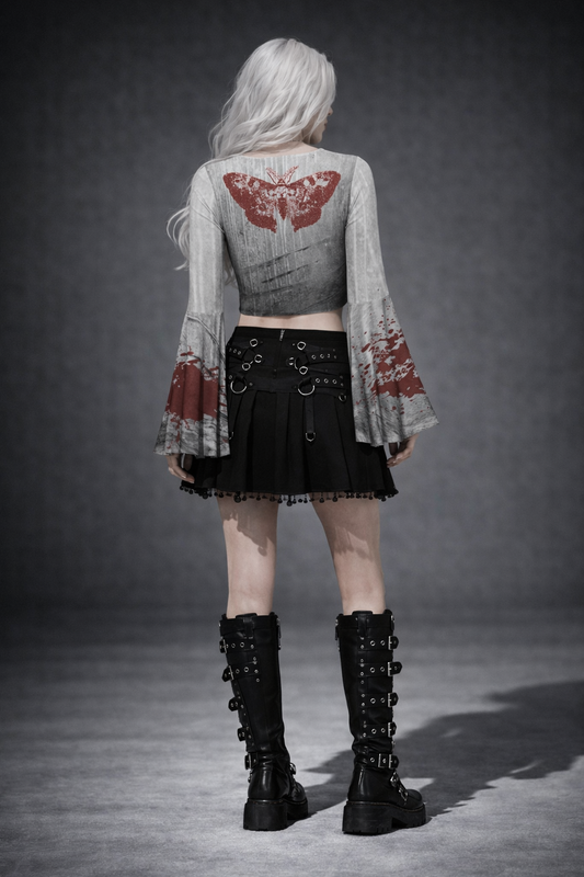 Altgoth Crop Top | Bloodly Alice Moth