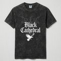 Black Cathedral I – The Raven’s Call Mineral Wash Unisex Gothic T-Shirt