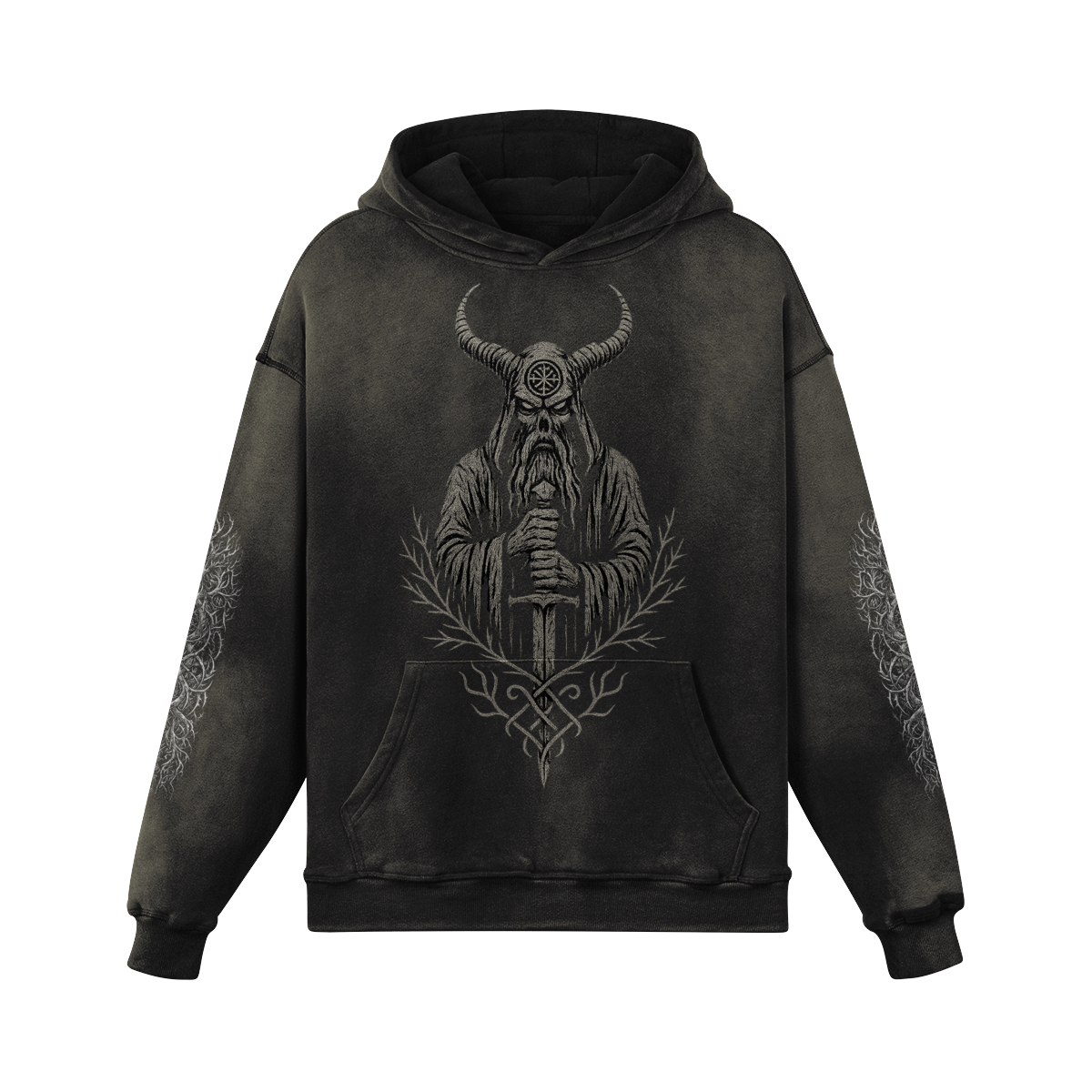 Gothic Slavic Hoodie Boric Monster