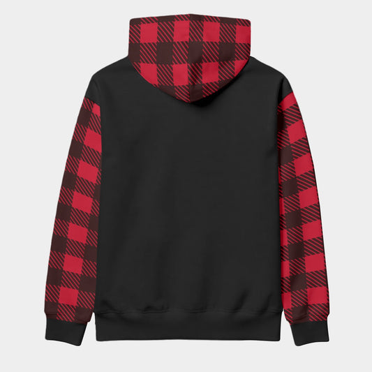 Grunge Tartan Goth Hoodie