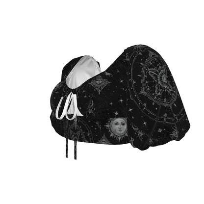 Women's Gothic Crop Top | Celestial Gothic Silver Way