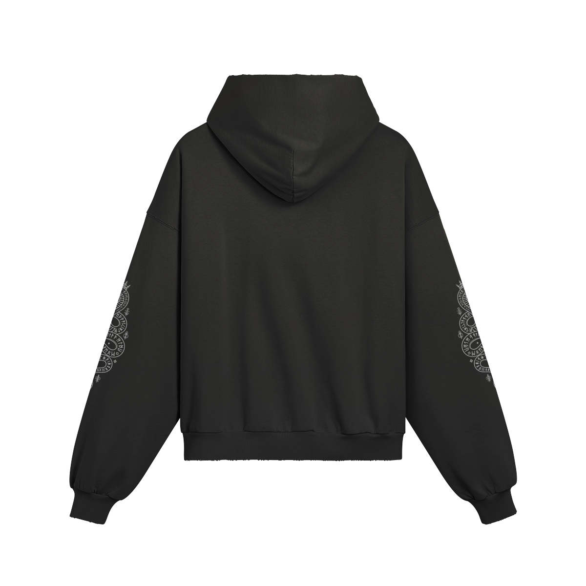 Dark Streetwear Hoodie with astral runs 
