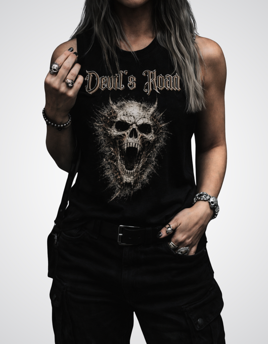 Women Death Metal Tank Top