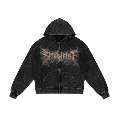 Death Metal Hoodie Zip