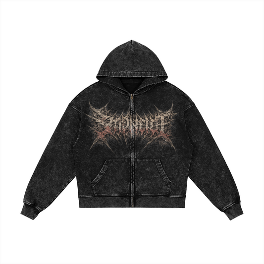 Death Metal Hoodie Zip