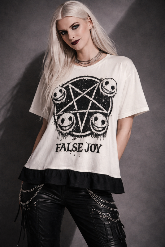 Harajuku Gothic Blouse | False Joy Gothic Streetwear