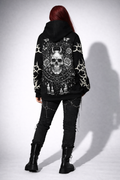 Women's Gothic Hoodie | Wiccan Patchwork