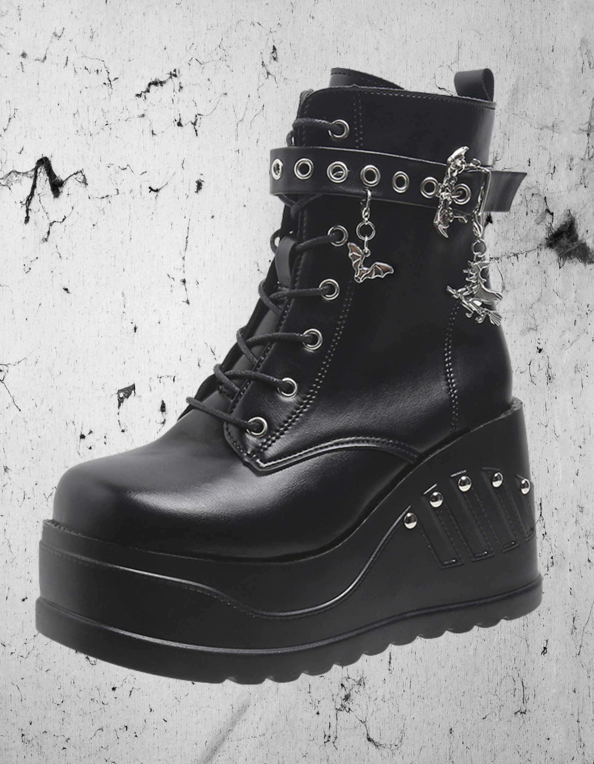 Gothic Boots with Bats