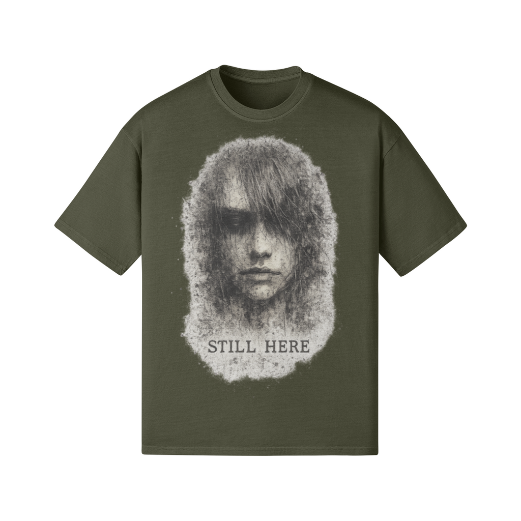 Grunge Washed Cotton T-shirt