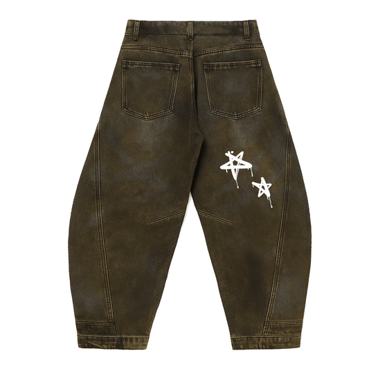 Alternative Streetwear Decay Denim Pants