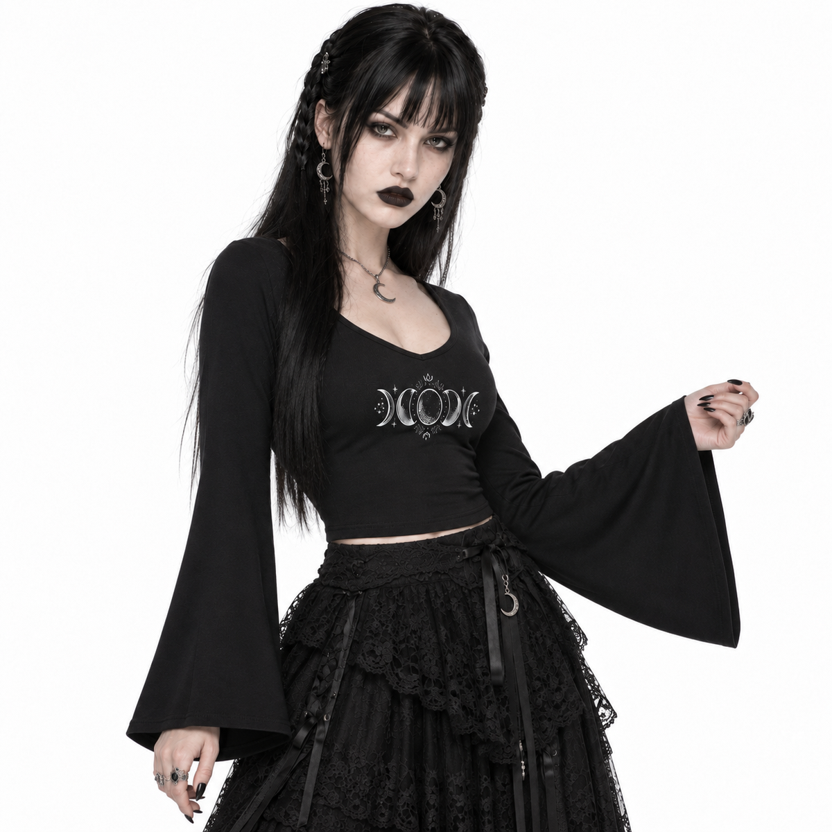 Romantic Witch Long Sleeve Top | Moonspell Bell Sleeve Top